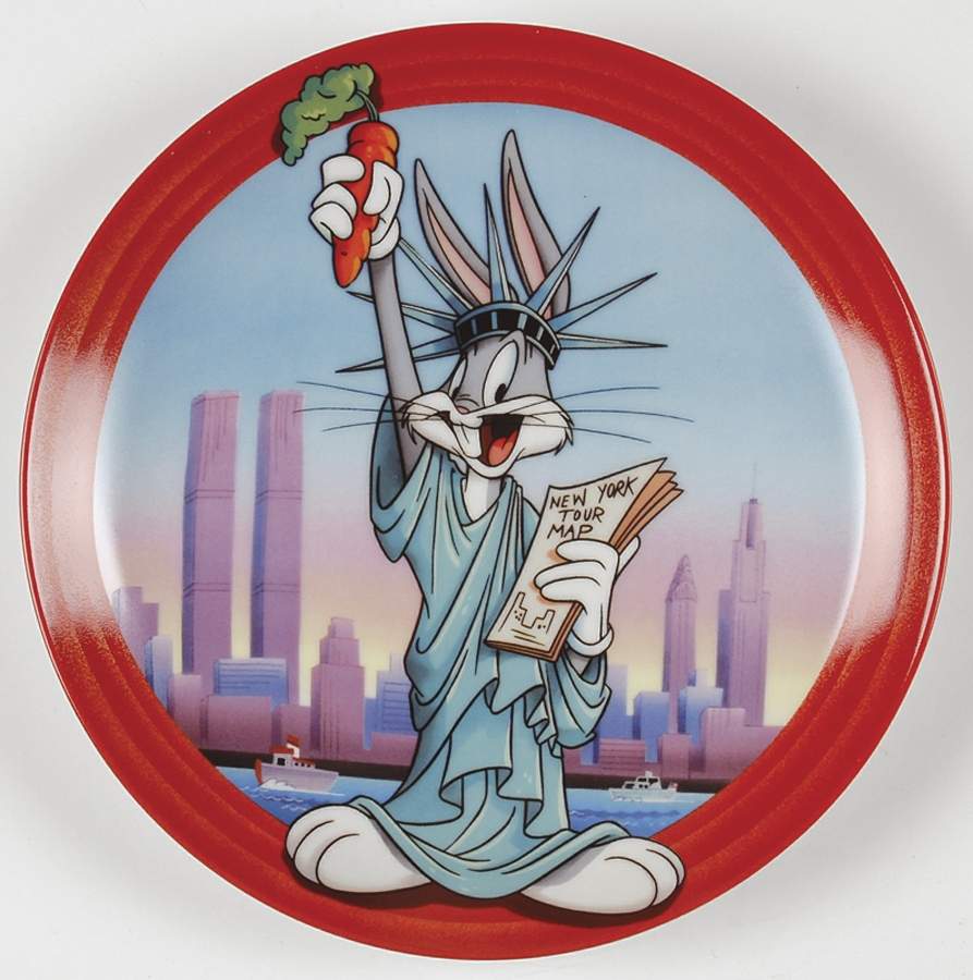 Bugs Bunny-Commemorating a Classic Rabbit Of Liberty - No Box by Bradford Exchange-1