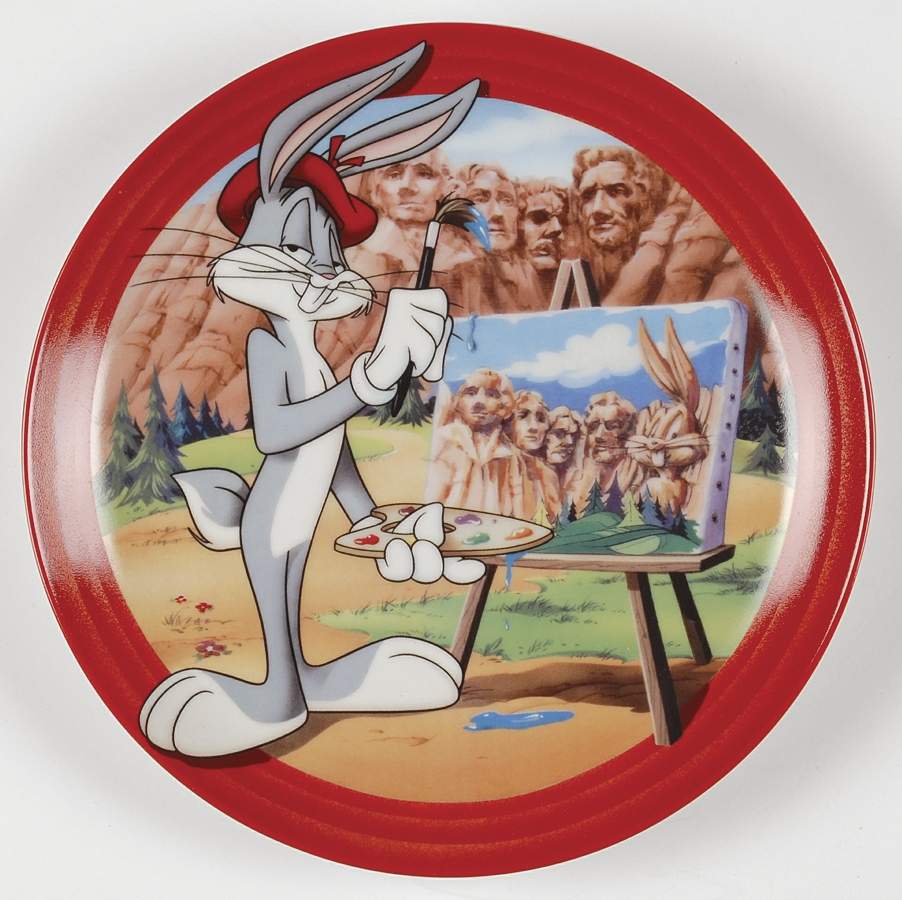 Bugs Bunny-Commemorating a Classic Mount Rushbunny - No Box by Bradford Exchange-1