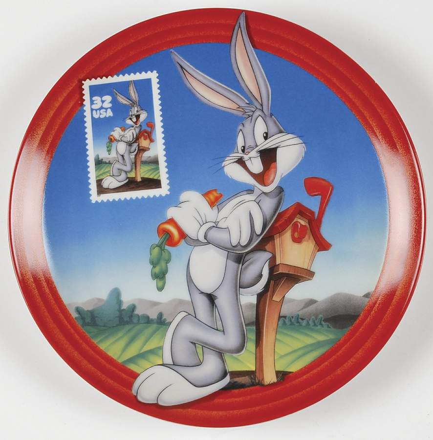 Bugs Bunny-Commemorating a Classic First Class Wabbit - No Box by Bradford Exchange-1