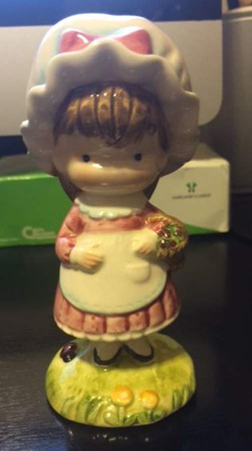 Joan Walsh Anglund Anglund Girl In Apron - No Box by Beswick-1