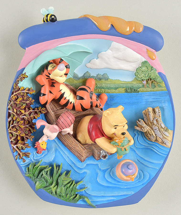 Pooh's Hunnypot Adventure Fishin For A Little Something - No Box by Bradford Exchange-1