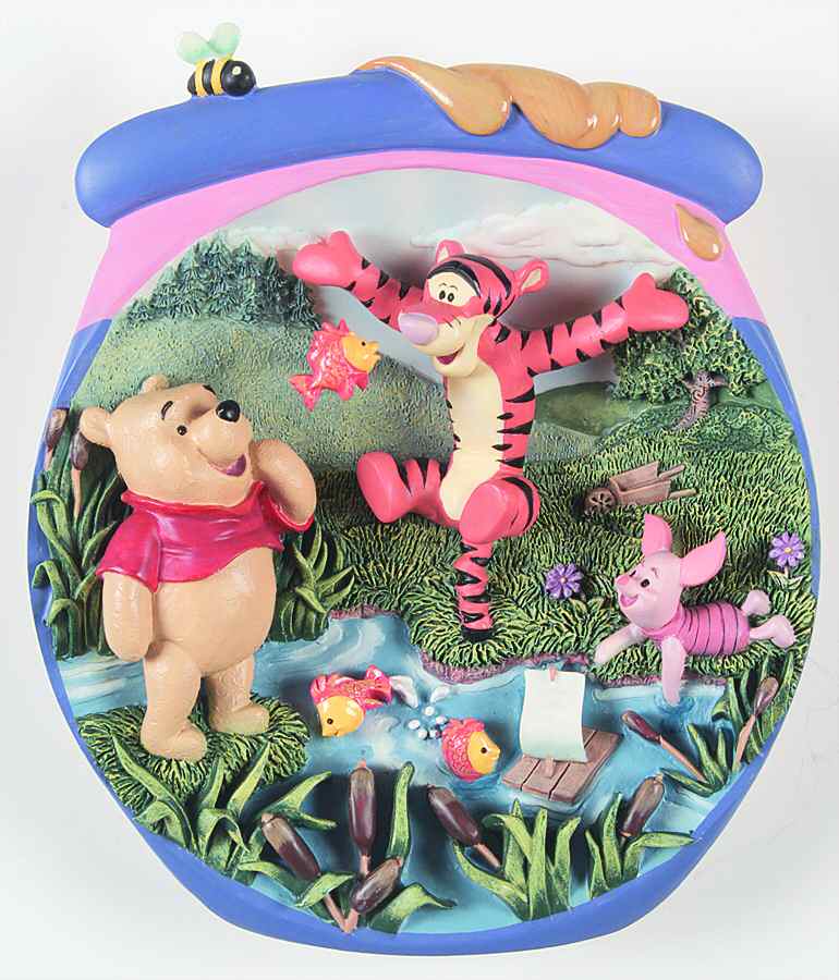 Pooh's Hunnypot Adventure Fishin For Fun - No Box by Bradford Exchange-1