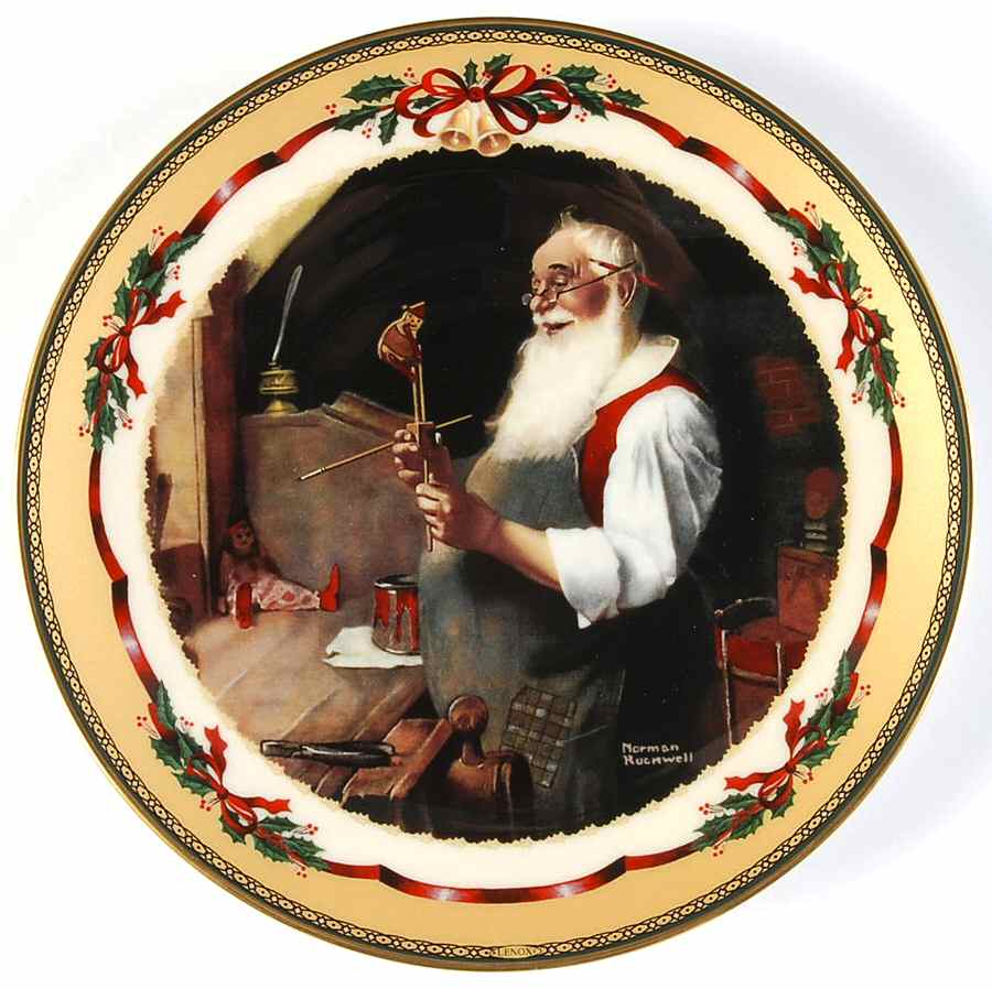 Rockwell Christmas Memories Santas Workshop - No Box by Bradford Exchange-1