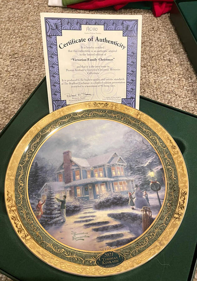 Cherished Christmas Memories Victorian Family Christmas - No Box by Bradford Exchange-1