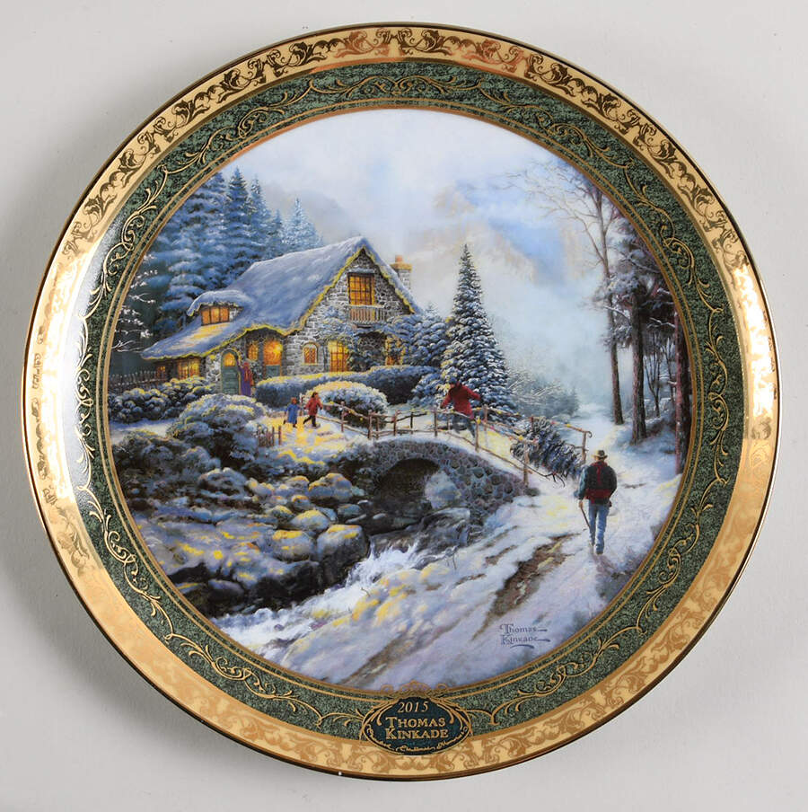 Cherished Christmas Memories Bringing Home The Tree - No Box by Bradford Exchange-1