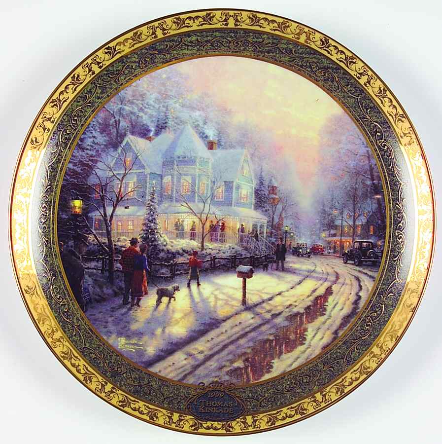 Cherished Christmas Memories A Holiday Gathering - With Box by Bradford Exchange-1