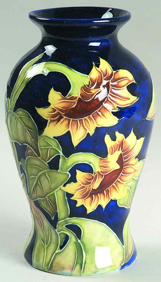 Sunflower-Porcelain Art 6" Vase - No Box by Benaya Porcelain-1