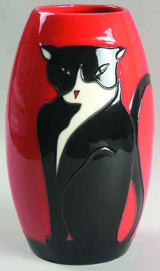 Cornelius-Porcelain Art 8" Barrel Vase - Boxed by Benaya Porcelain-1