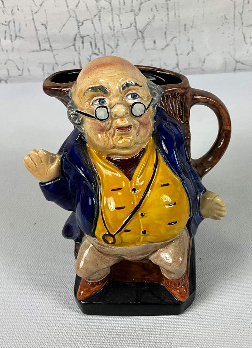 Character Toby Jug Mr Picwick - No Box by Burgess & Leigh-1