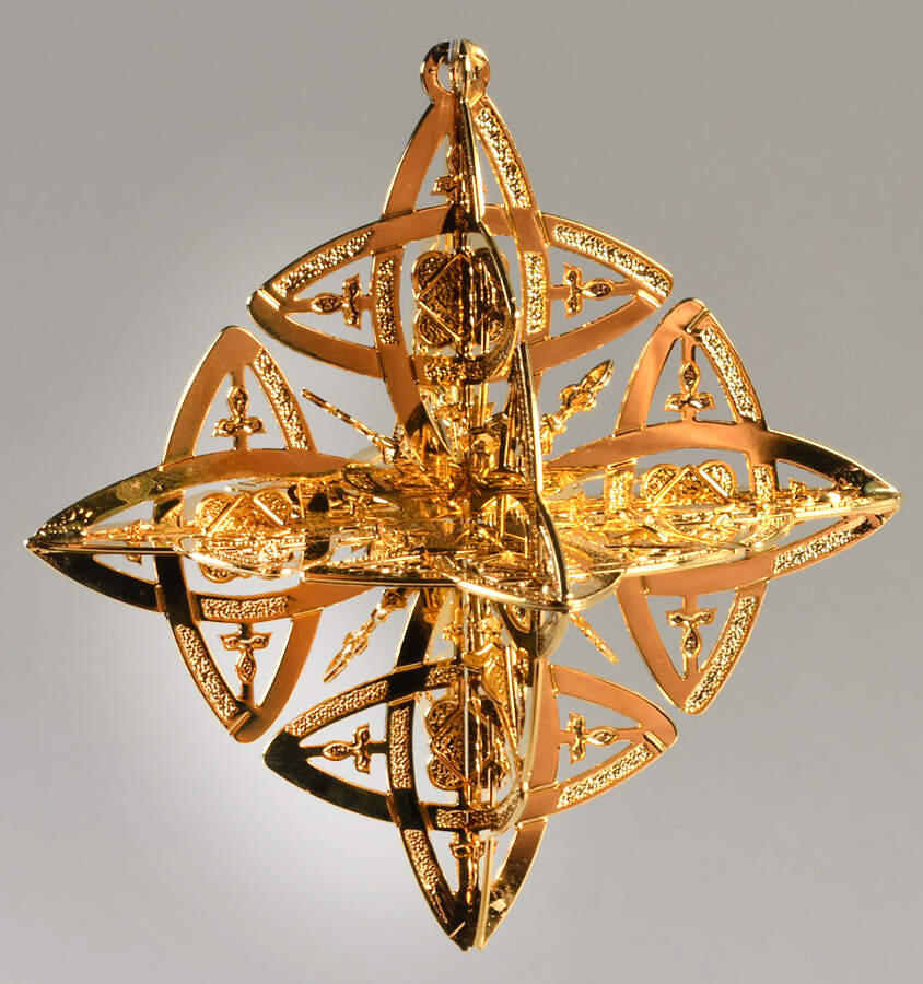 Baldwin Christmas Ornament Smithsonian Celtic Snowflake - Boxed by Baldwin Brass-1