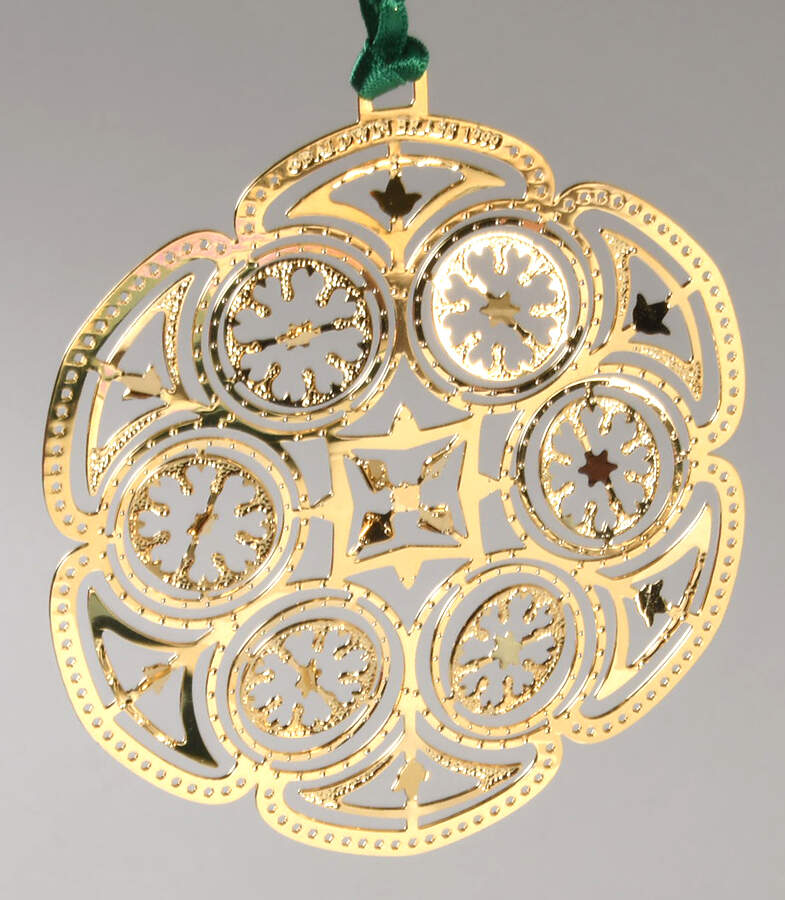 Baldwin Christmas Ornament Cambria Ice Flower  - Boxed by Baldwin Brass-1