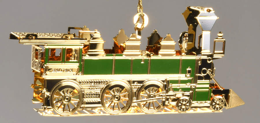 Baldwin Christmas Ornament Baldwin Train - Boxed by Baldwin Brass-1