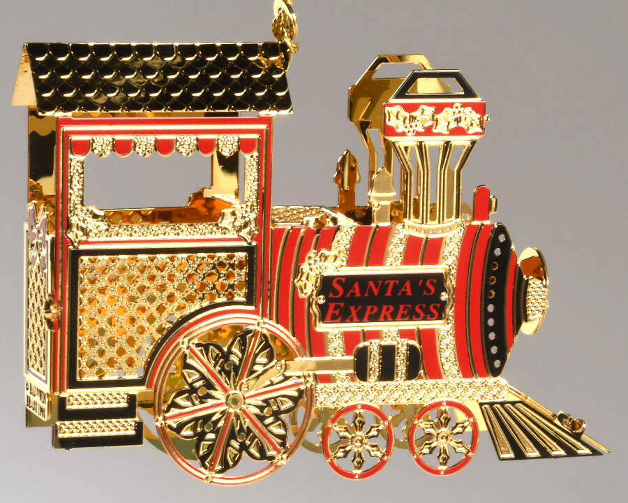 Baldwin Christmas Ornament Choo Choo Train - Boxed by Baldwin Brass-1