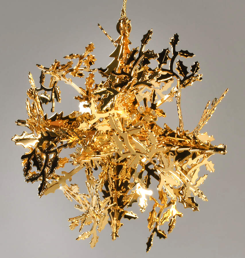 Baldwin Christmas Ornament Evergreen Snowflake - No Box by Baldwin Brass-1