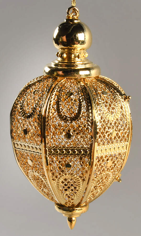 Baldwin Christmas Ornament Elegant Egg - Boxed by Baldwin Brass-1