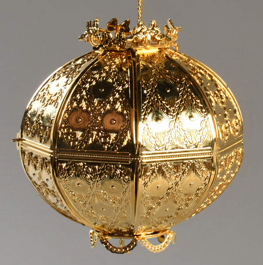 Baldwin Christmas Ornament Cyrillic Ball - No Box by Baldwin Brass-1