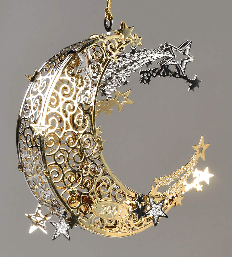 Baldwin Christmas Ornament Crescent Moon - No Box by Baldwin Brass-1
