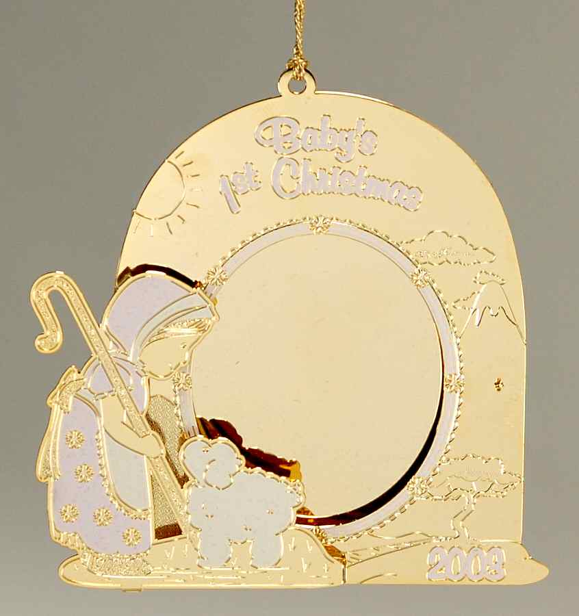 Baldwin Christmas Ornament Mary/Little Lamb Frame - Boxed by Baldwin Brass-1