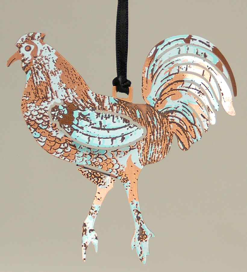 Baldwin Christmas Ornament Rooster - No Box by Baldwin Brass-1