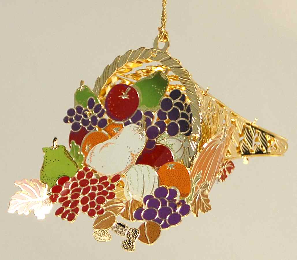 Baldwin Christmas Ornament Cornucopia - Boxed by Baldwin Brass-1