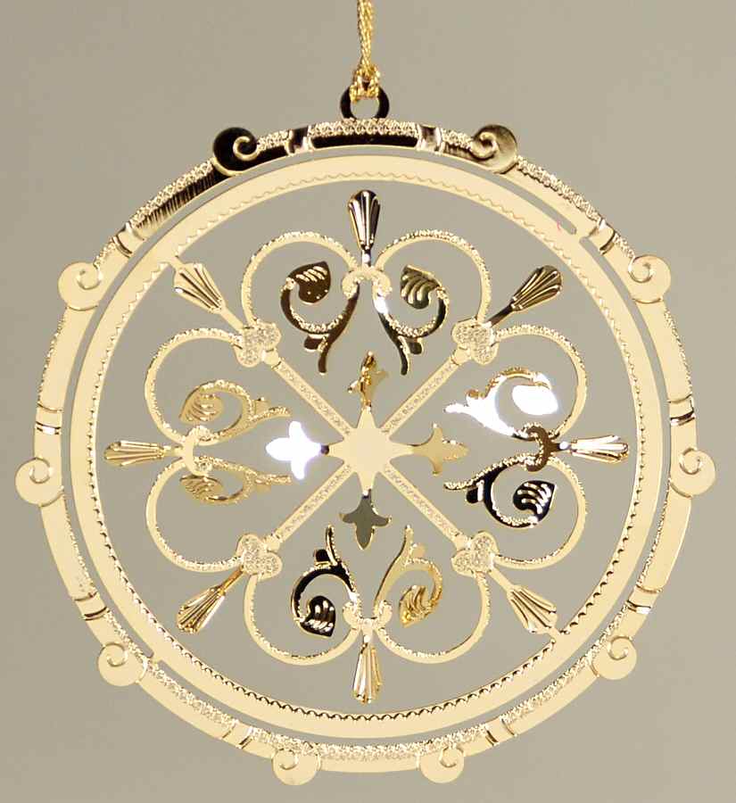 Baldwin Christmas Ornament Smithsonian Ice Flower - Boxed by Baldwin Brass-1