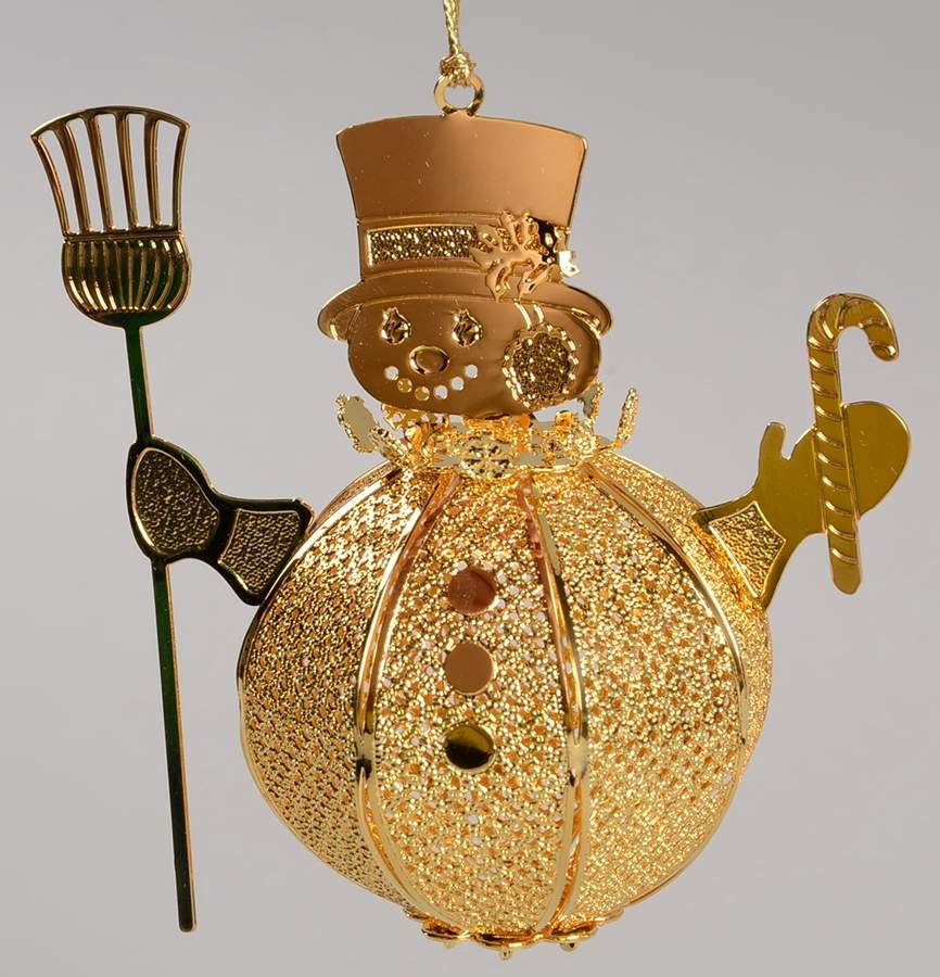 Baldwin Christmas Ornament Mr Snowman - Boxed by Baldwin Brass-1