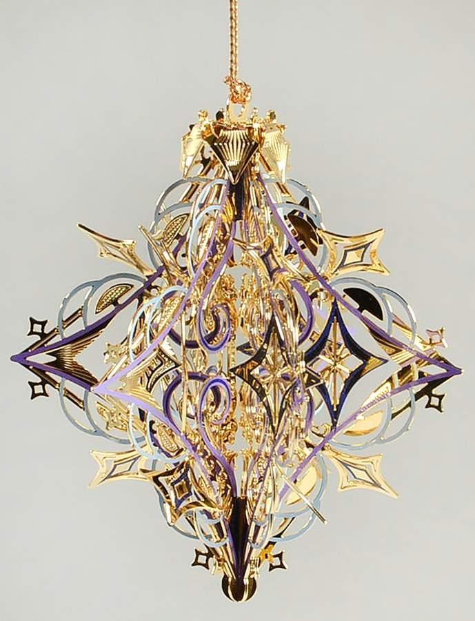 Baldwin Christmas Ornament Festival Snowflake - Boxed by Baldwin Brass-1