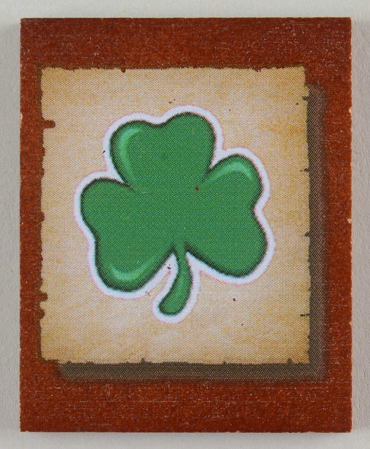 Coca Cola Days Four Leaf Clover Tile - No Box by Bradford Exchange-1