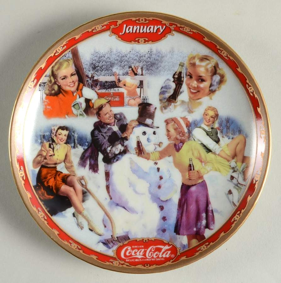 Coca Cola Days January - No Box by Bradford Exchange-1