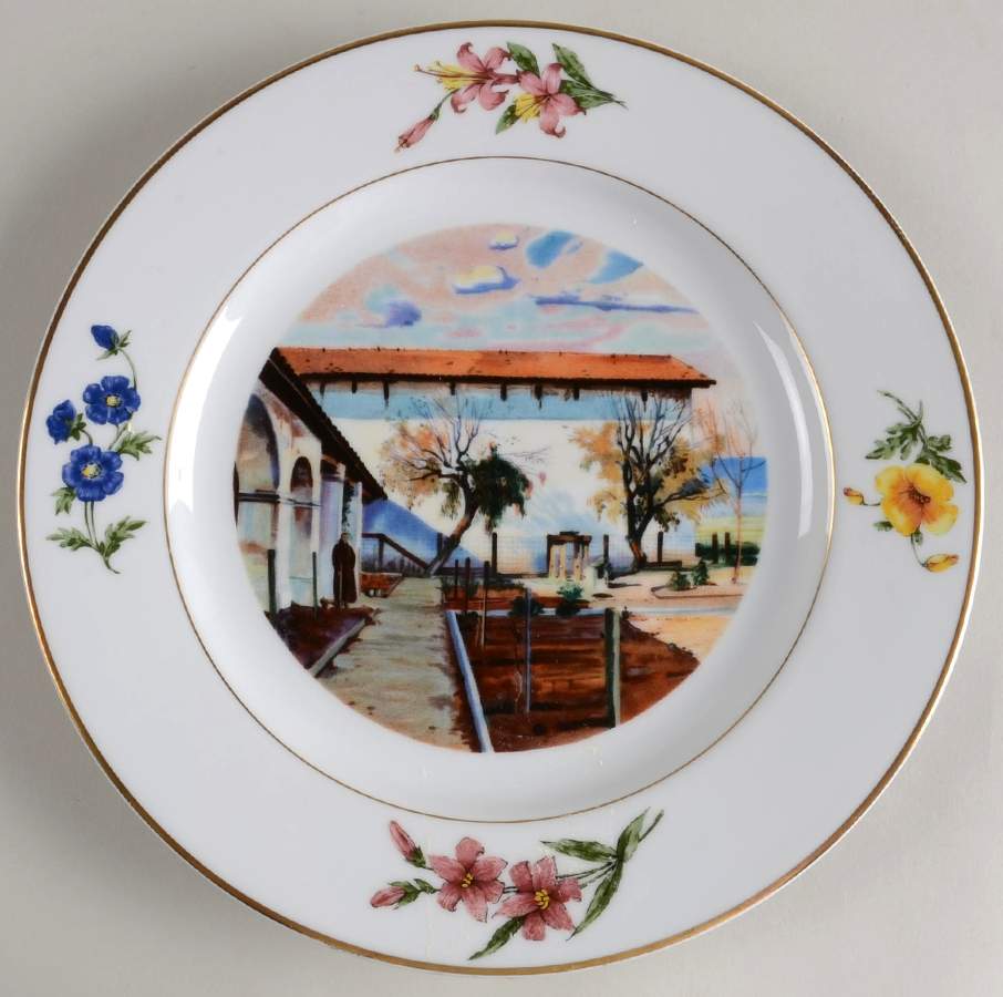 Bauscher Plates Mission San Miguel Arcangel-1797 - No Box by Bauscher Weiden-1