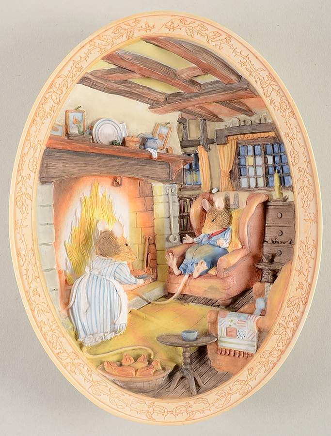 A Visit To Brambly Hedge Winter Story - No Box by Bradford Exchange-1