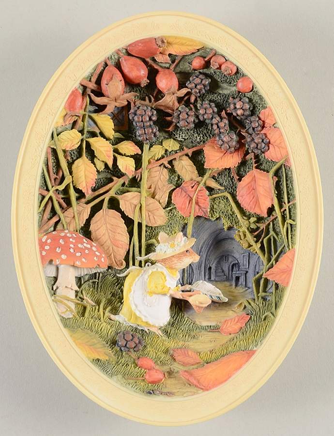 A Visit To Brambly Hedge Autumn Story - No Box by Bradford Exchange-1