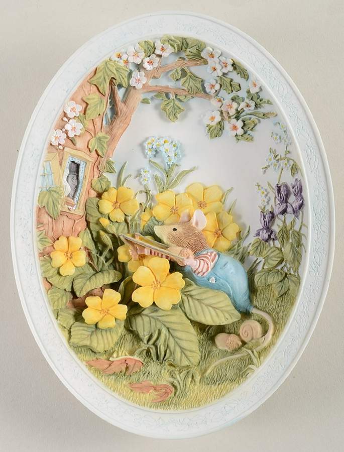 A Visit To Brambly Hedge Spring Story - No Box by Bradford Exchange-1