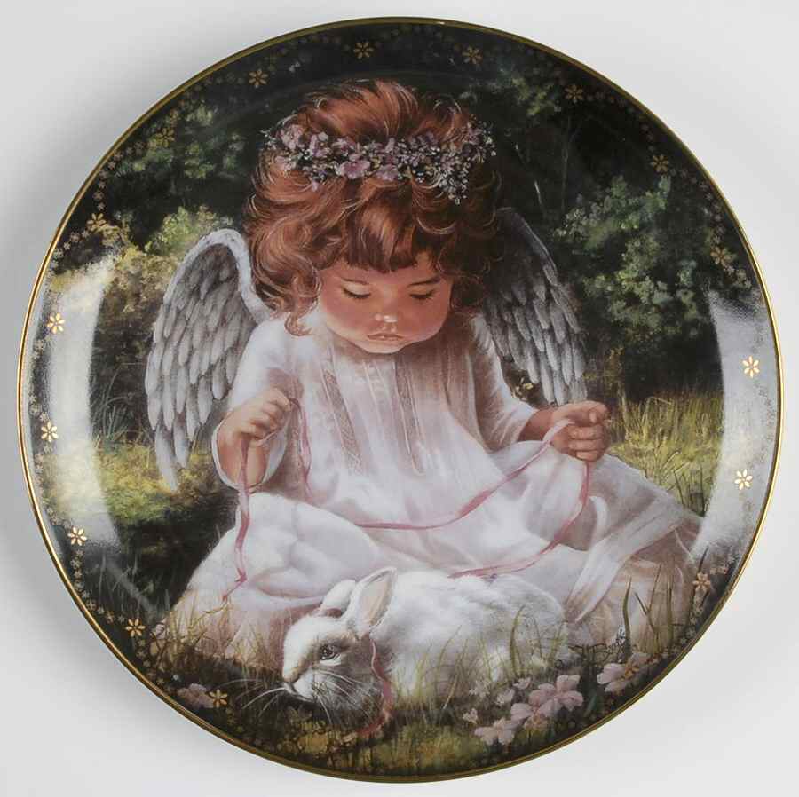 Heaven's Little Sweethearts An Angel's Kindness - No Box by Bradford Exchange-1