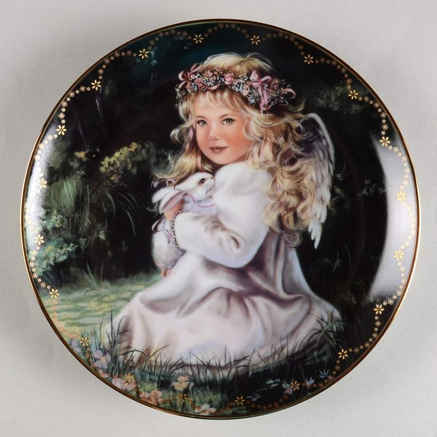 Heaven's Little Sweethearts An Angel's Love - No Box by Bradford Exchange-1