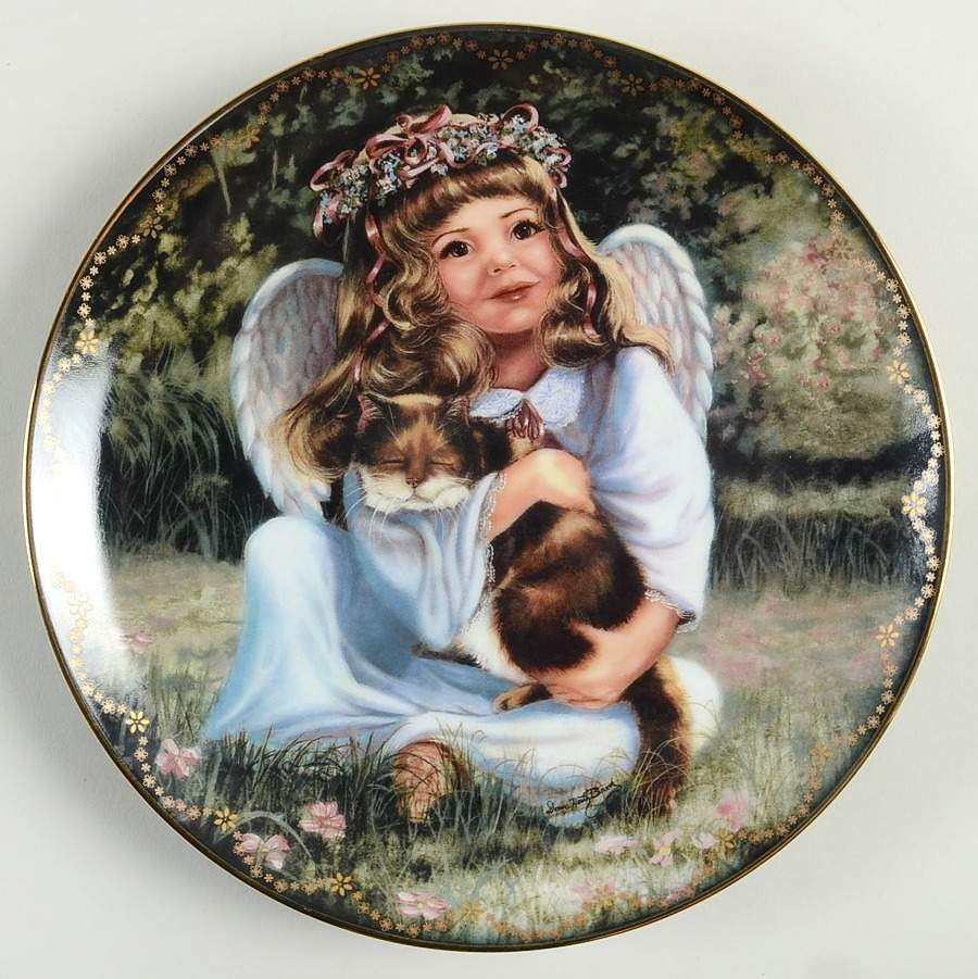 Heaven's Little Sweethearts An Angel's Happiness - No Box by Bradford Exchange-1