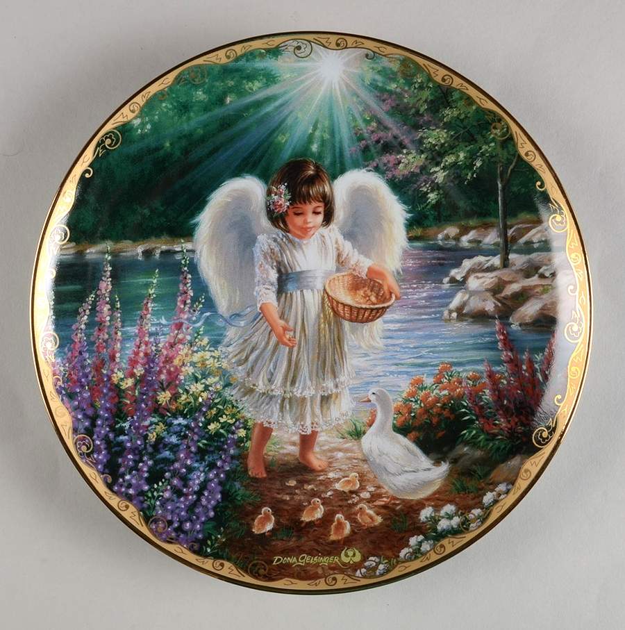 Garden Blessings Angel's Warmth - No Box by Bradford Exchange-1