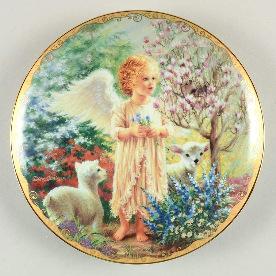 Garden Blessings Angel's Grace - No Box by Bradford Exchange-1