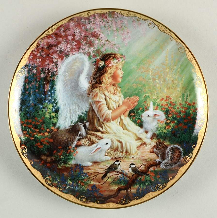 Garden Blessings Angel's Spirit - No Box by Bradford Exchange-1