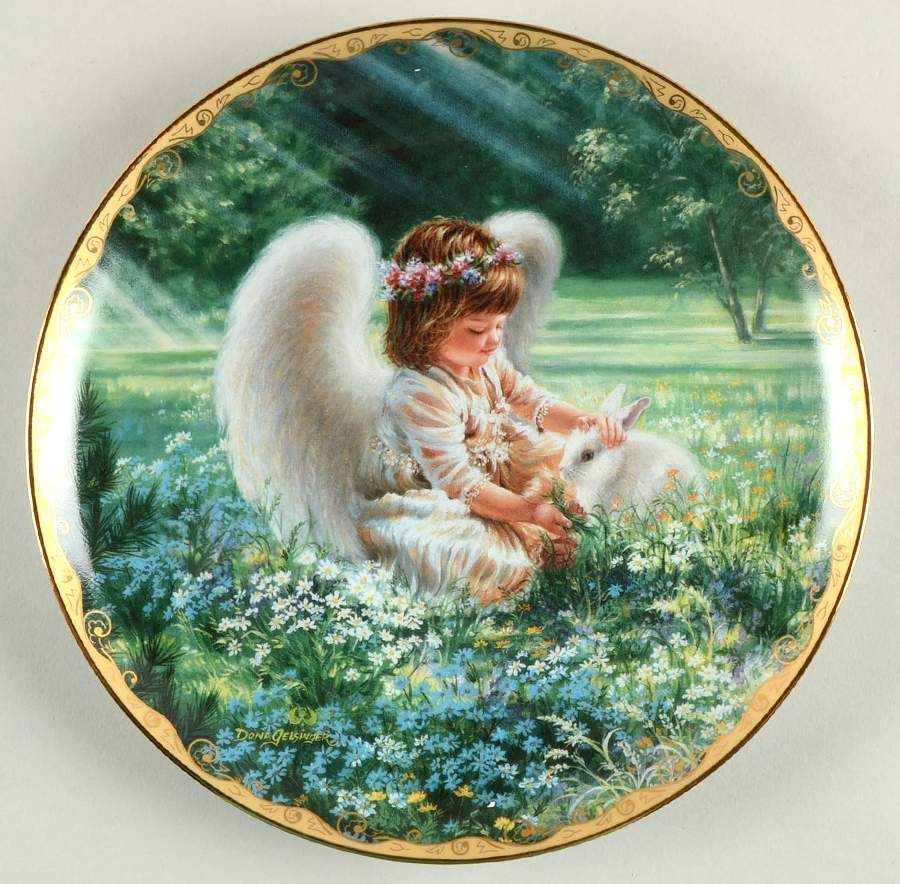 Garden Blessings Angel's Care - No Box by Bradford Exchange-1