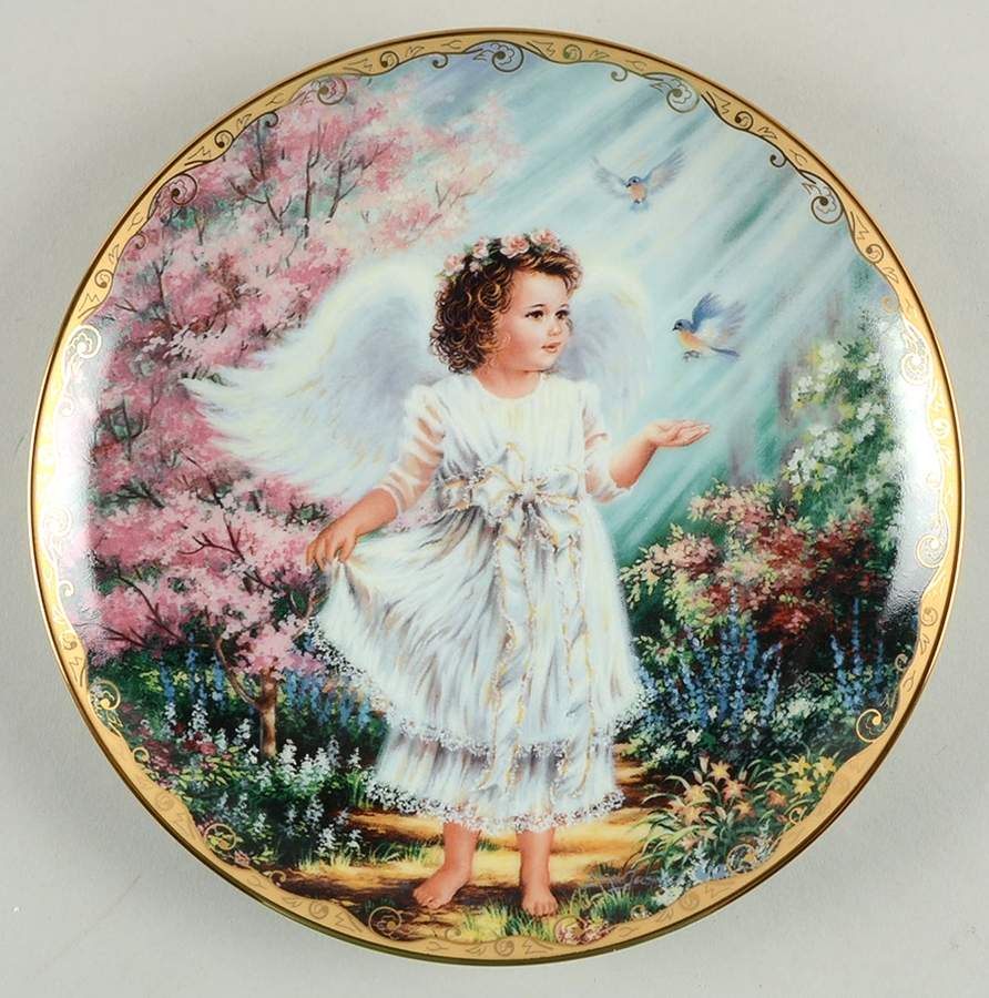 Garden Blessings Angel's Guidance - No Box by Bradford Exchange-1