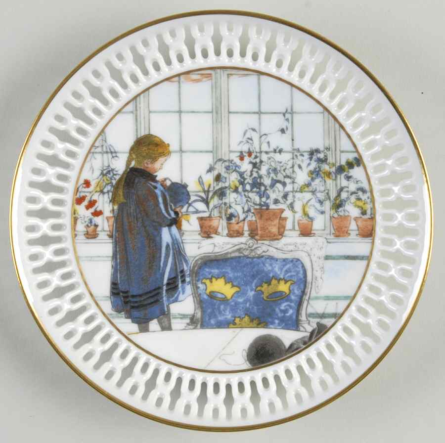 Carl Larsson Miniature The Flower Window - No Box by Bing & Grondahl-1