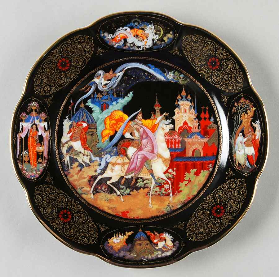 Golden Age of Russian Legends Love's Enchantment - No Box by Bradford Exchange-1
