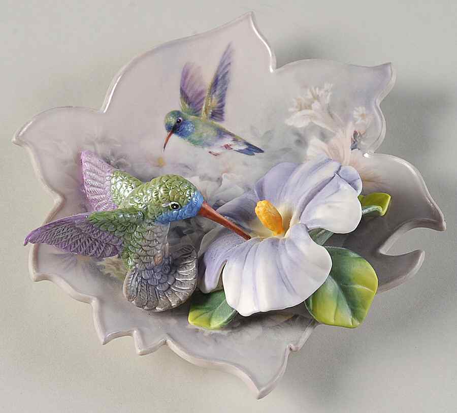 Blossoms of Tranquility Jeweled Hibiscus - No Box by Bradford Exchange-1