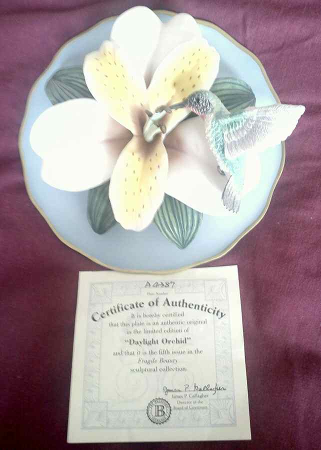 Fragile Beauty Daylight Orchid - No Box by Bradford Exchange-1