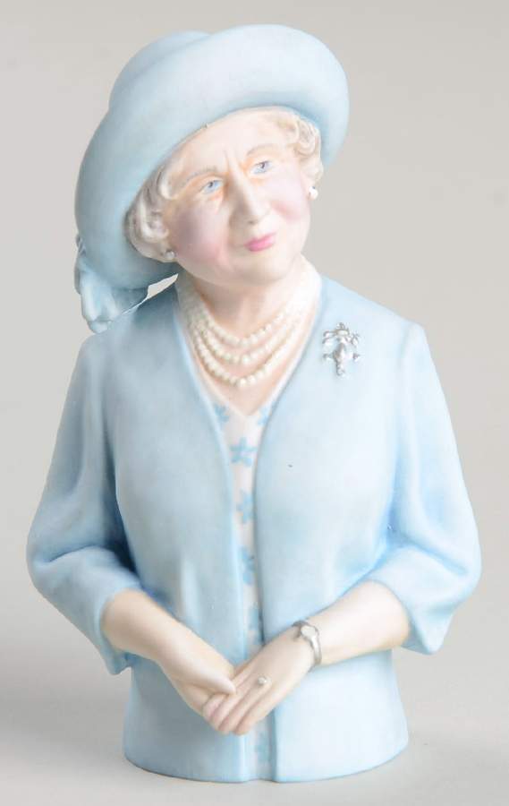 Historic Figures Candle Snuffers Her Majesty The Queen Mother - No Box by Bronte Porcelain-1
