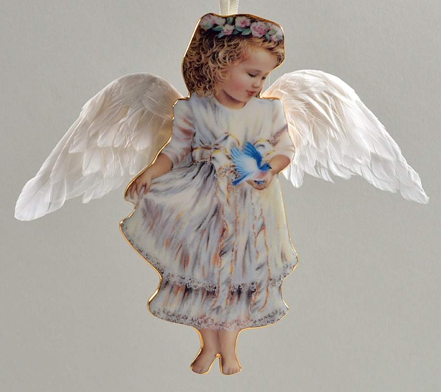 Heaven's Little Angels Gentle Guardian - No Box by Bradford Exchange-1
