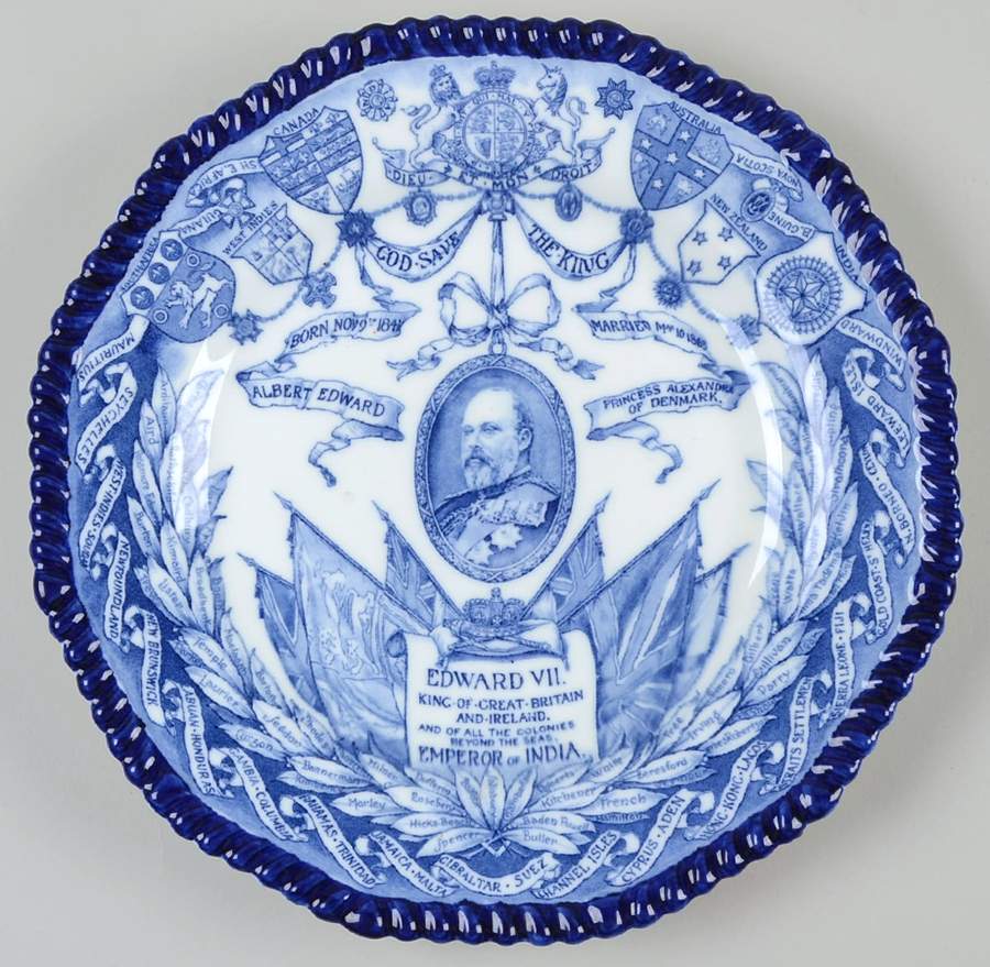 Royalty Commemoratives Edward Vii First Year Of Reign - No Box by Bristol China Co-Eng-1
