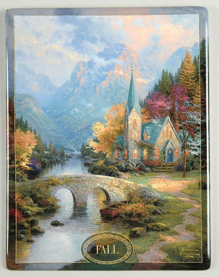 Timeless Seasons Clock Fall - No Box by Bradford Exchange-1