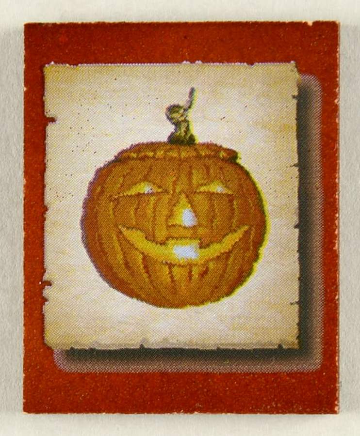 Simpler Times Calendar Pumpkin Tile - No Box by Bradford Exchange-1